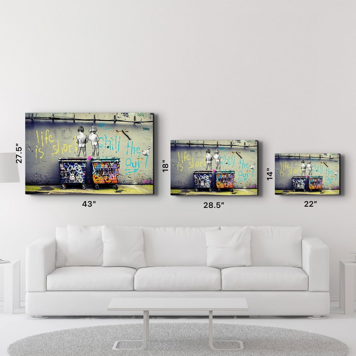 Wallity Pintura Decorativa de Vidrio Templado Multicolor 46 x 72 cm Wallity Pintura Decorativa de Vidrio Templado Multicolor 46 x 72 cm